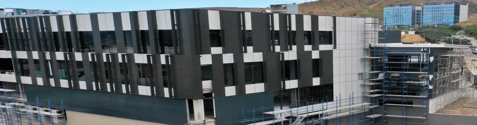 유리 커튼 월 외관