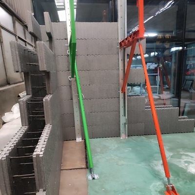 ICF 브래시 2mm 두께 강철 브래싱 ICF 벽에 맞춤 색상