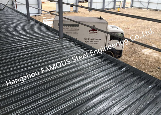 다층 건물 ISO9001를 위한 0.8mm-1.2mm 합성 금속 지면 Decking