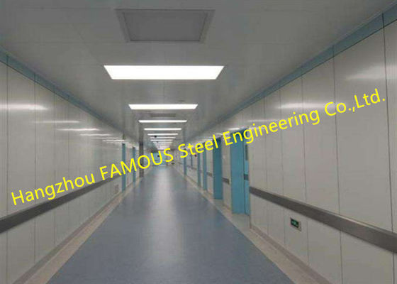 백색 0.4-0.8mm MgO 샌드위치 패널, 내화성이 있는 칸막이벽 널