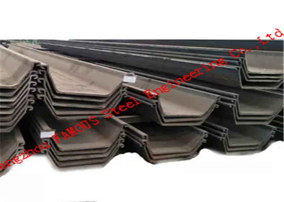 ISO9001 S430 말뚝박기 강철, 열간압연 S275 U 유형 장 더미