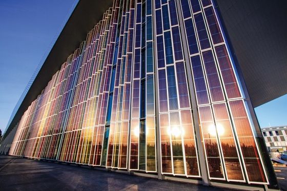 PV Glass Colored BIPV 건물 통합 태양광 AR 코팅