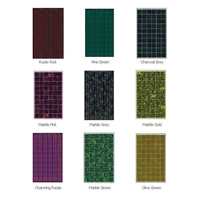 PV Glass Colored BIPV 건물 통합 태양광 AR 코팅