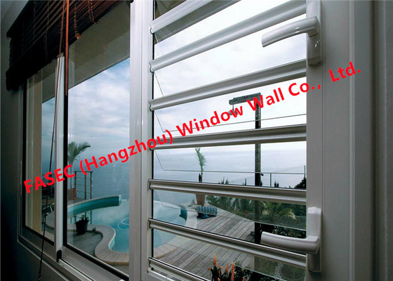 주문을 받아서 만들어진 알루미늄 조정가능한 미늘창 창 Breezeway Jalousie Windows